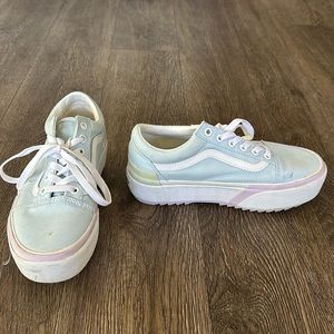 Vans Old Skool Platforms pastel